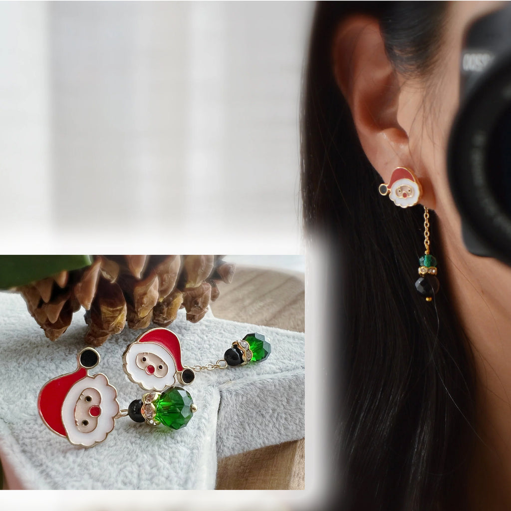 Père Noël – Perle noire & verte