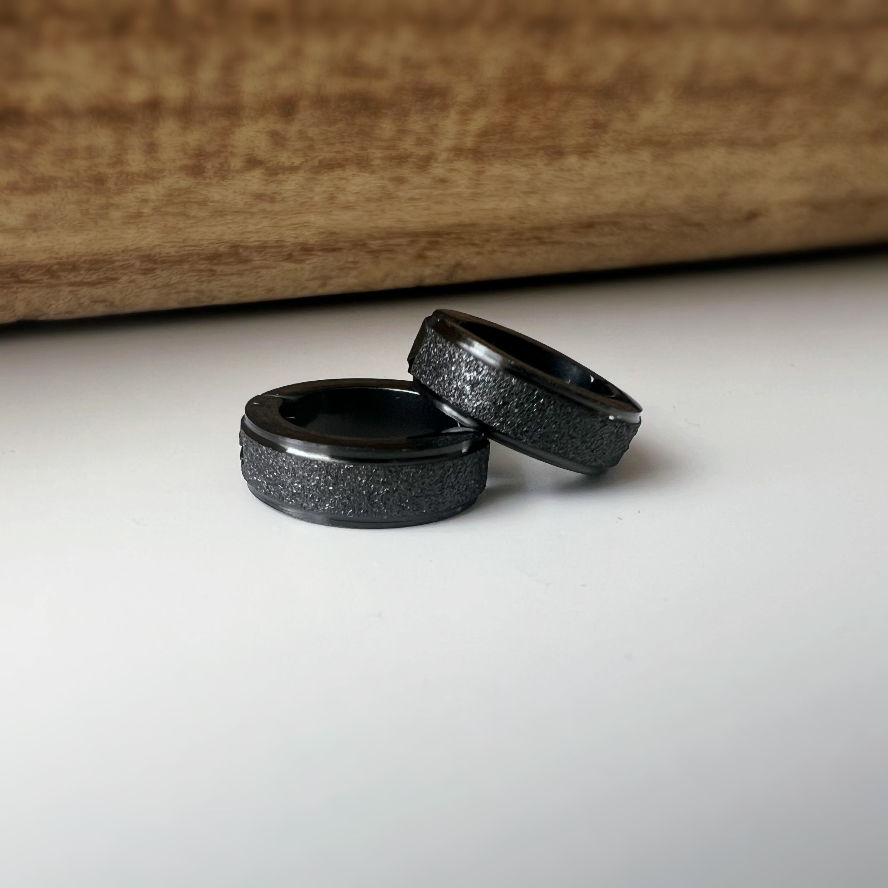 Boucles d’oreilles CLIPS Unisex Texturées effet Mat