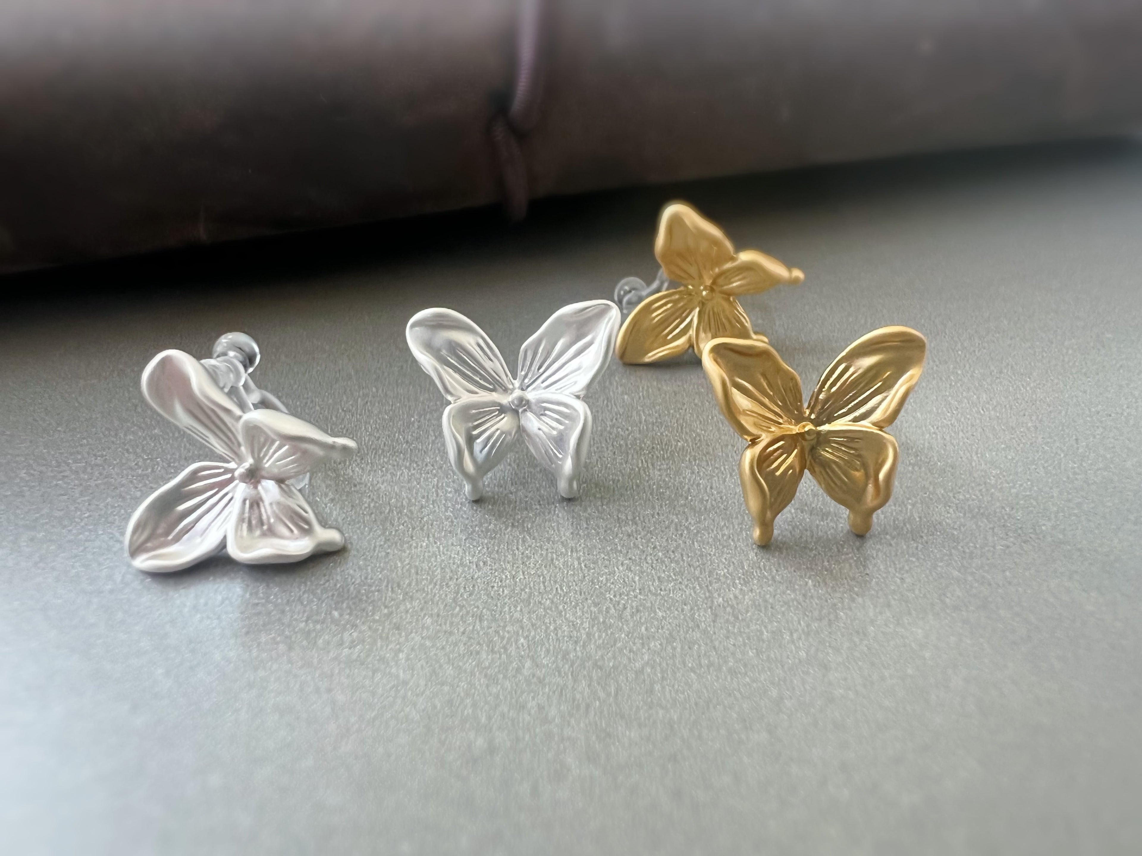 Papillon Satiné – Doré / Argenté