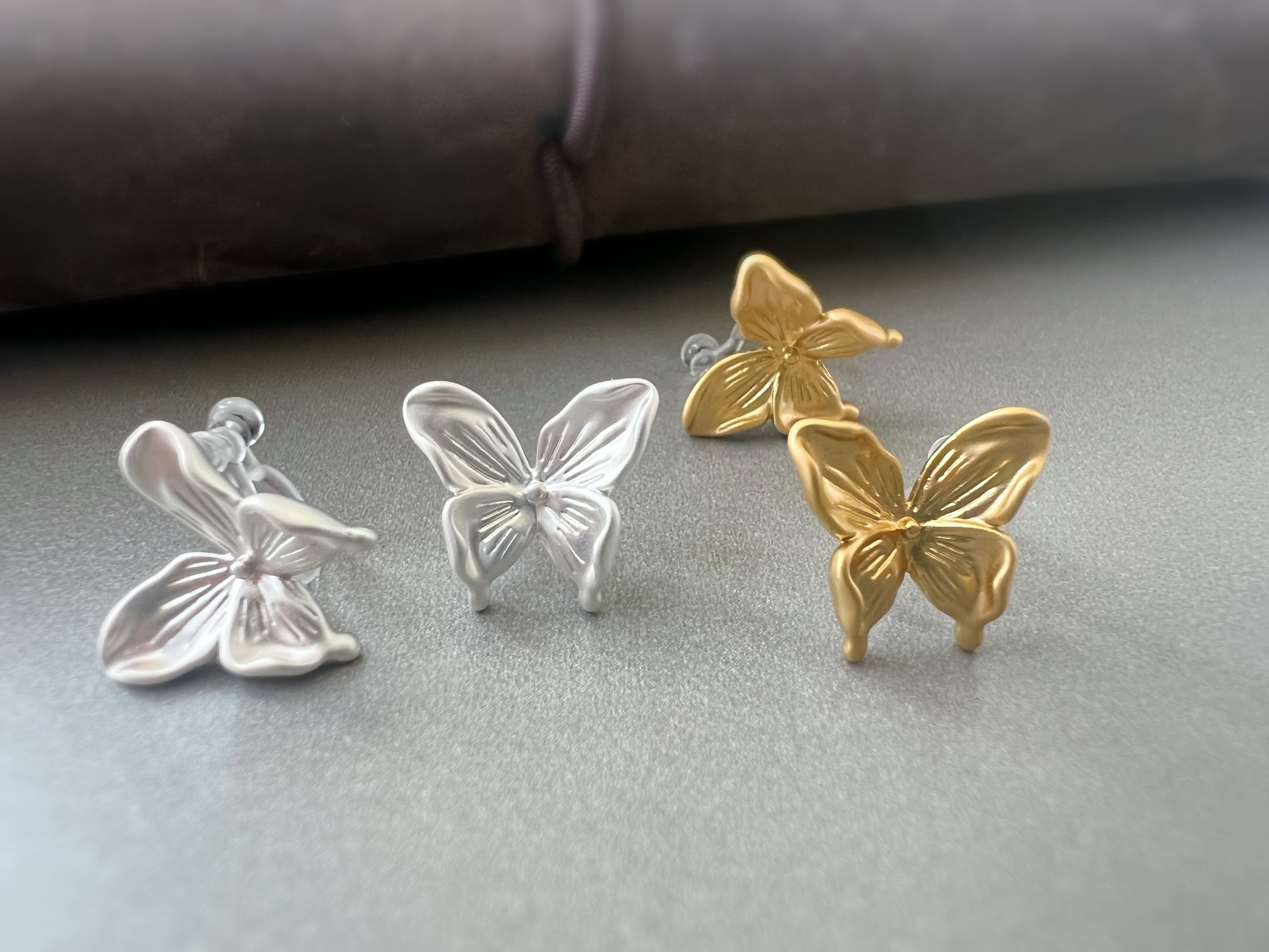 Papillon Satiné – Doré / Argenté