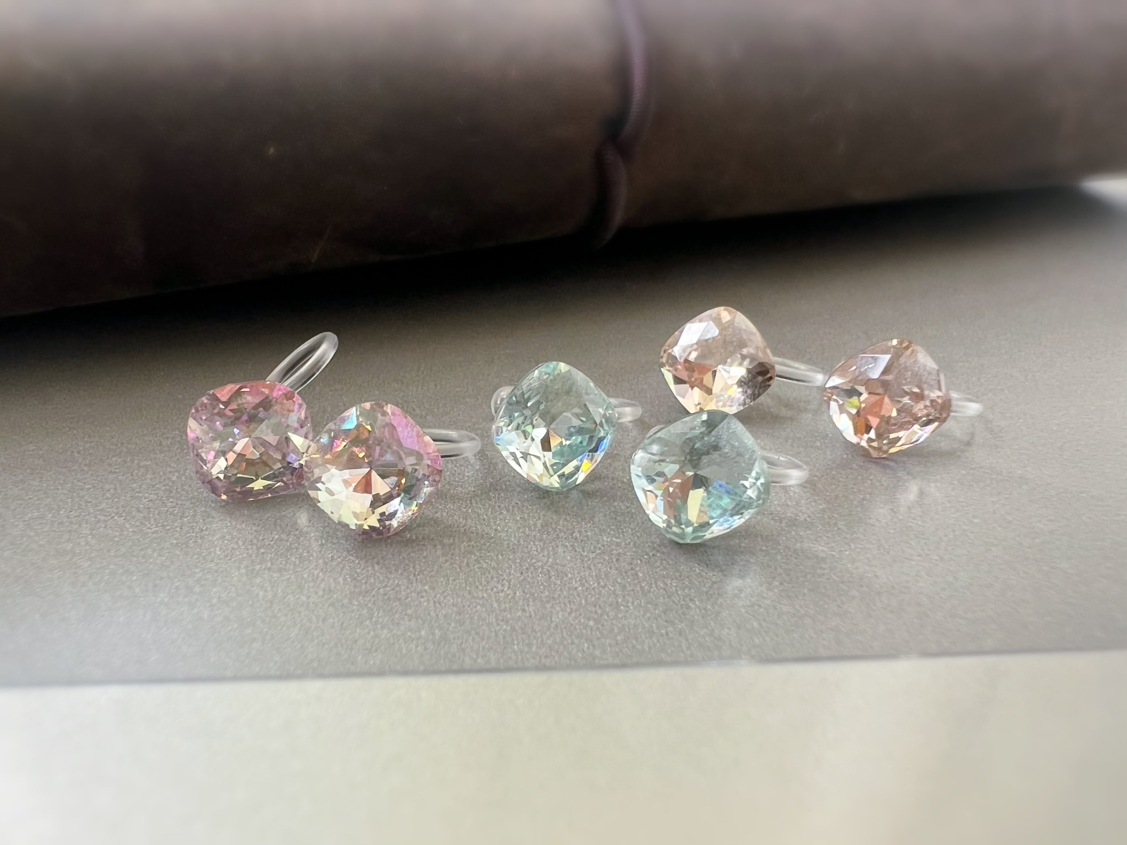 Cristal Facetté – AB Symphonie / Bleu / Champagne