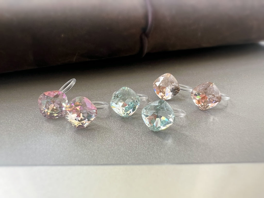 Cristal Facetté – AB Symphonie / Bleu / Champagne