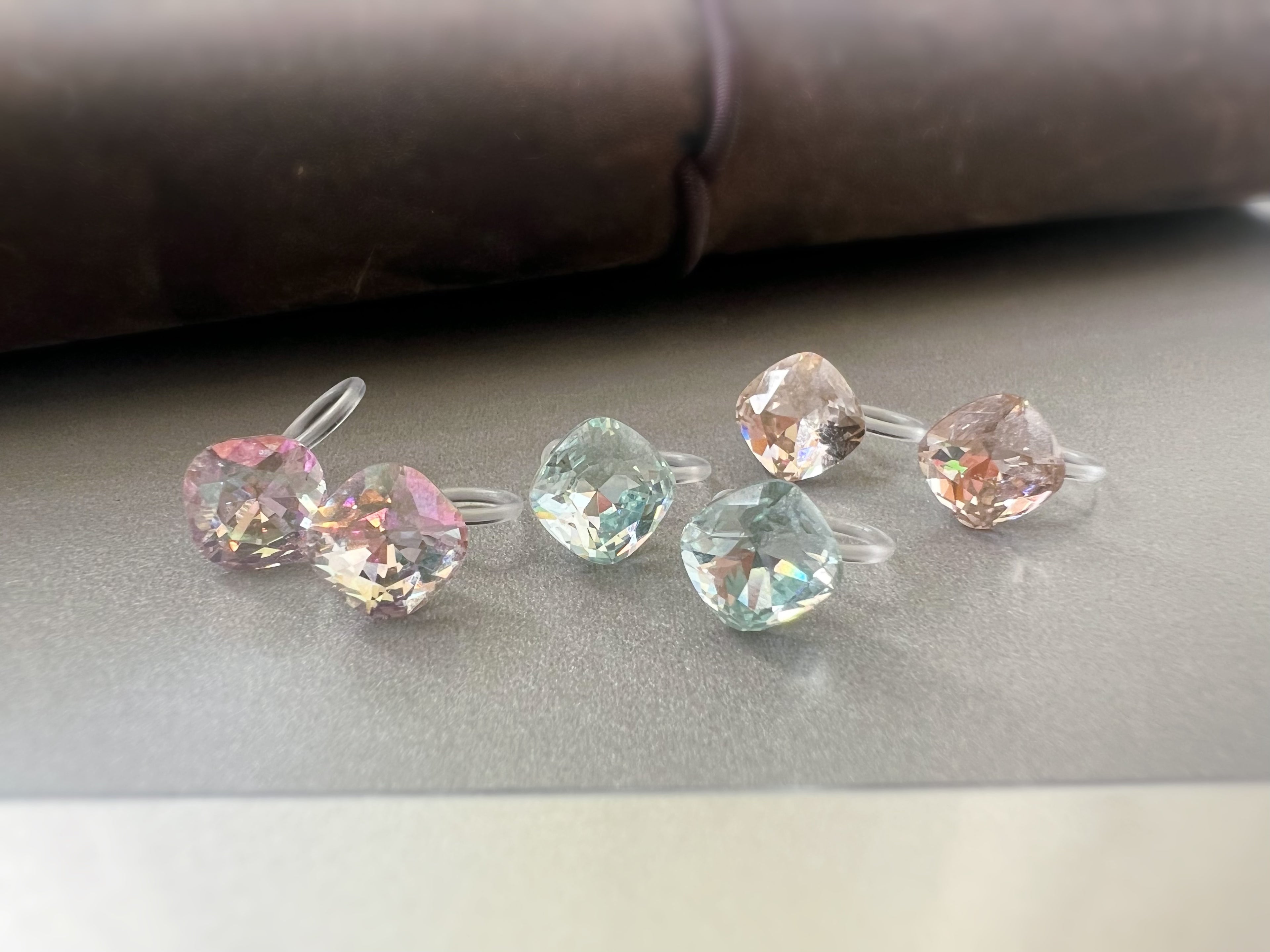 Cristal Facetté – AB Symphonie / Bleu / Champagne