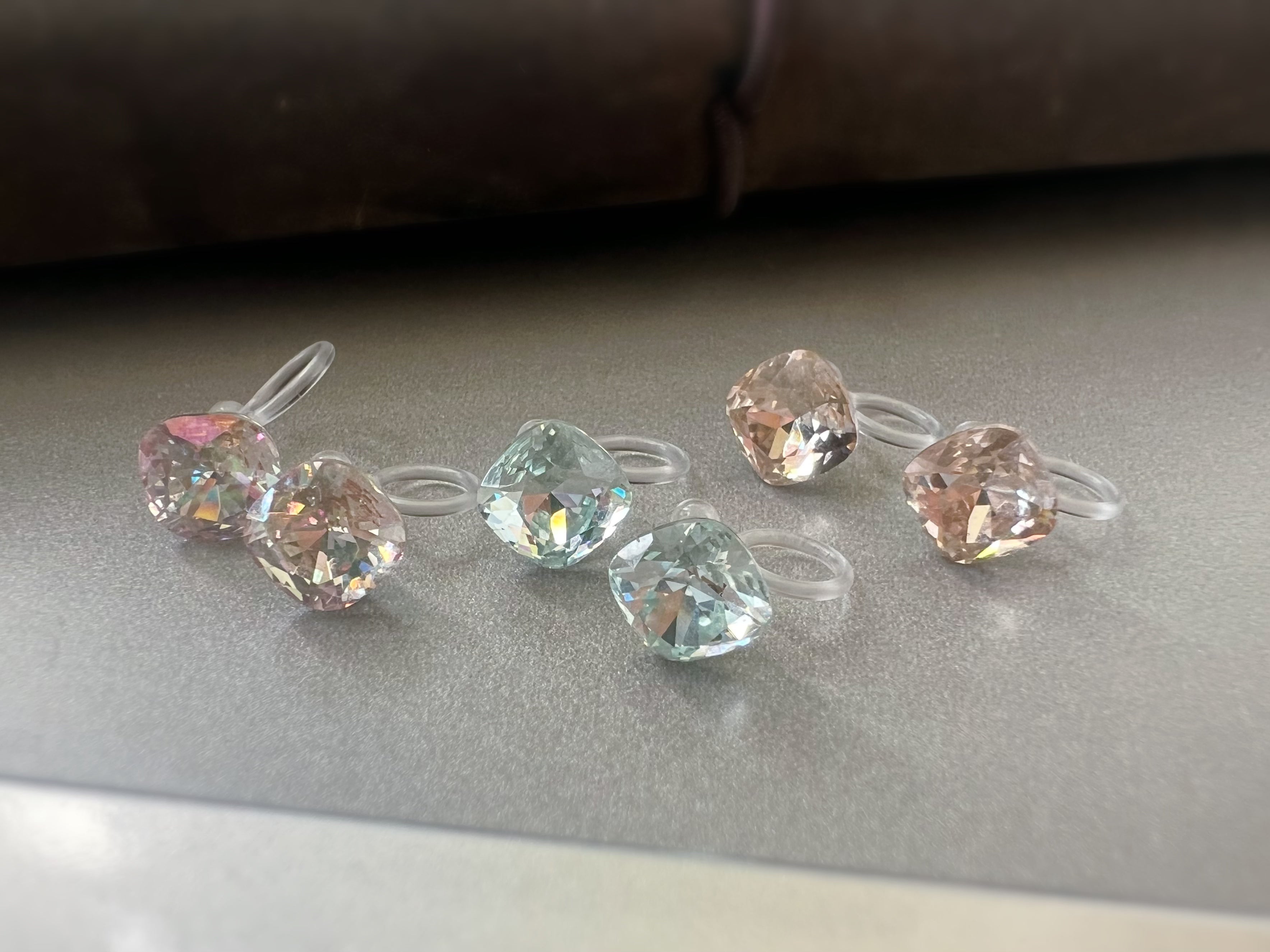 Cristal Facetté – AB Symphonie / Bleu / Champagne