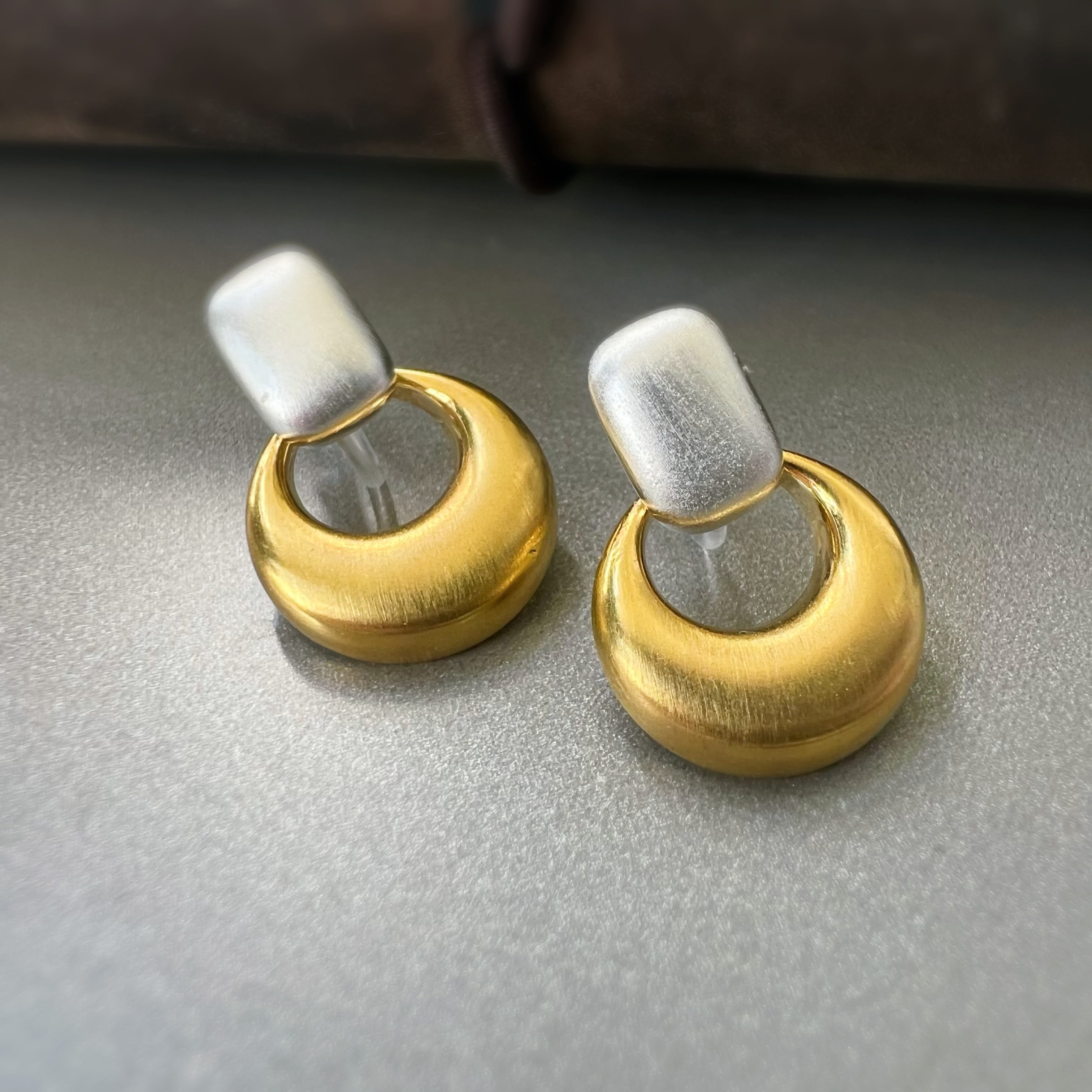 Cercle Bicolore Satiné couleur Argent & Or