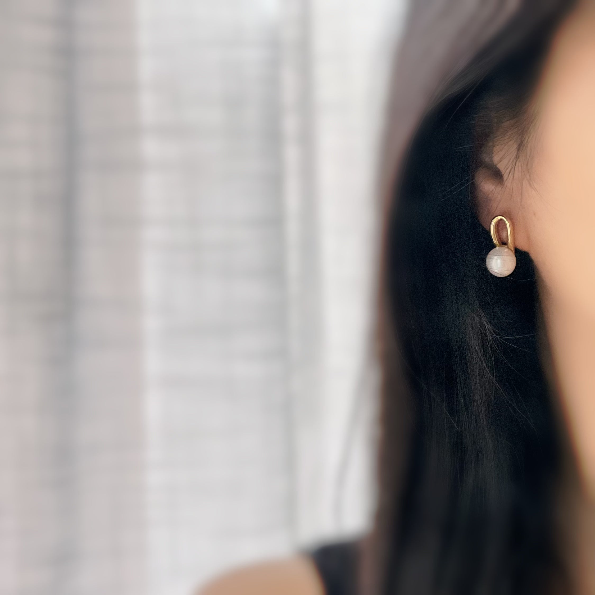 Grande perle blanche