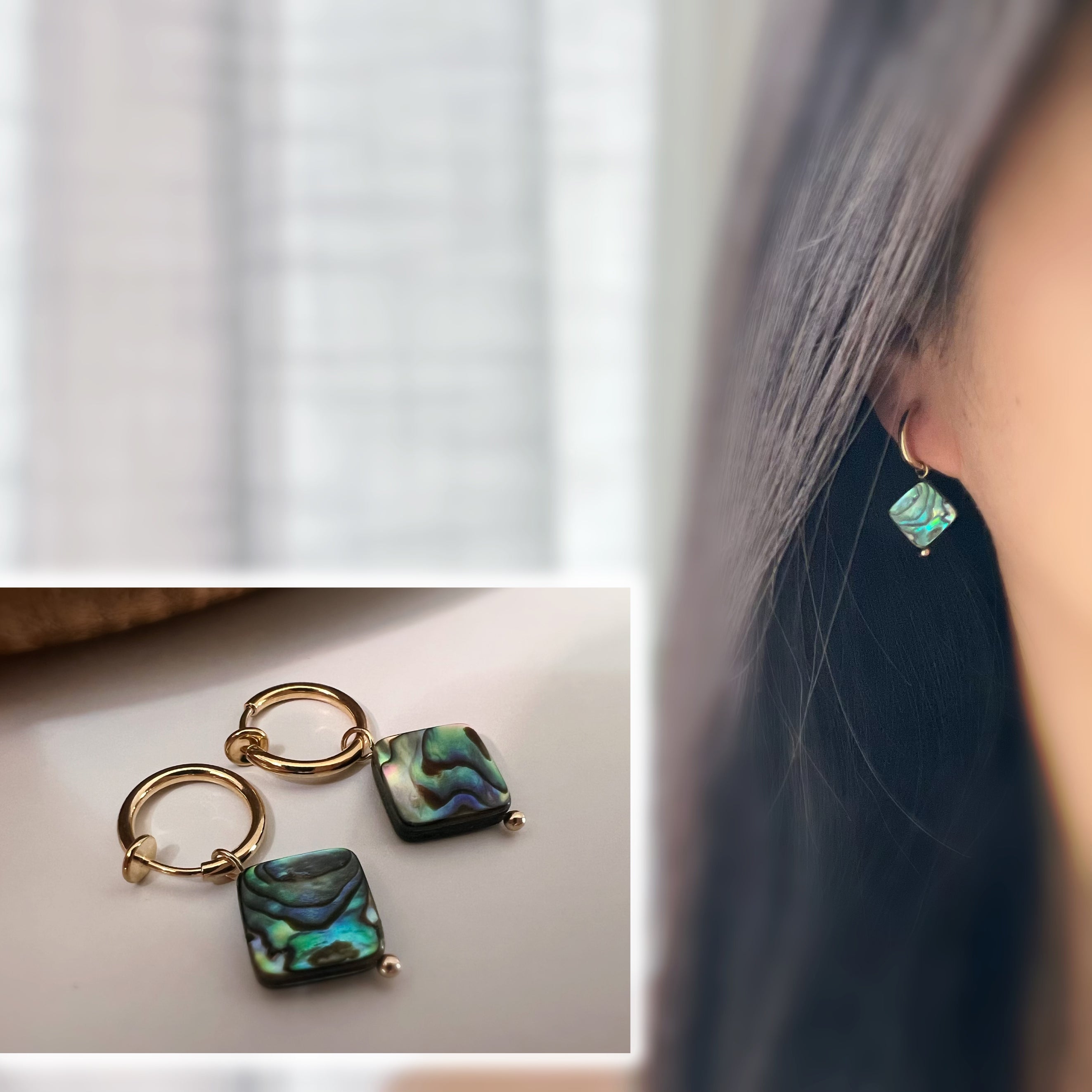 Rings &amp; abalone pearl 
