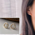 Clips d’oreilles sans perçage smiley doré