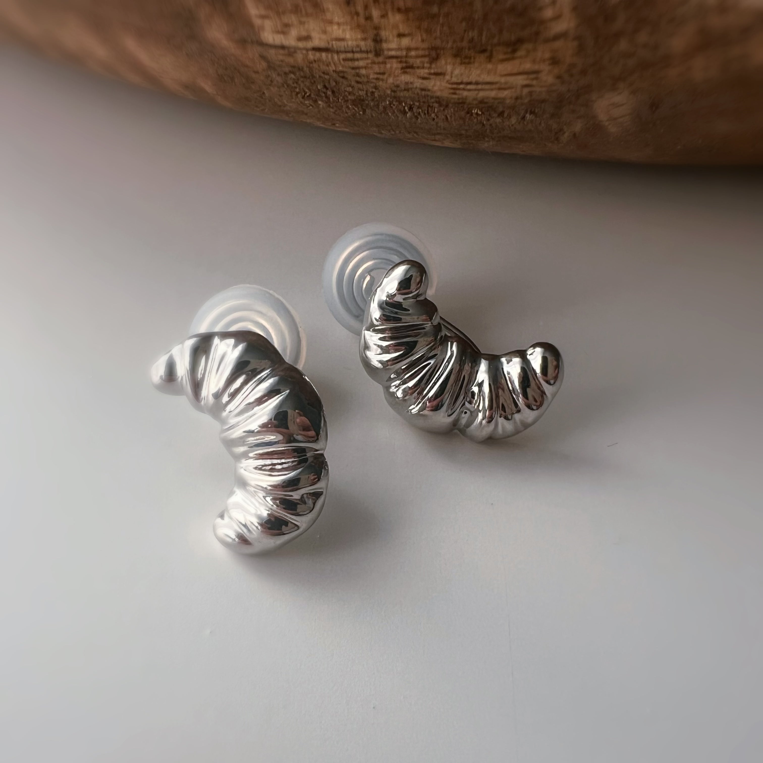 Clips d’oreilles croissant – clips U spirale