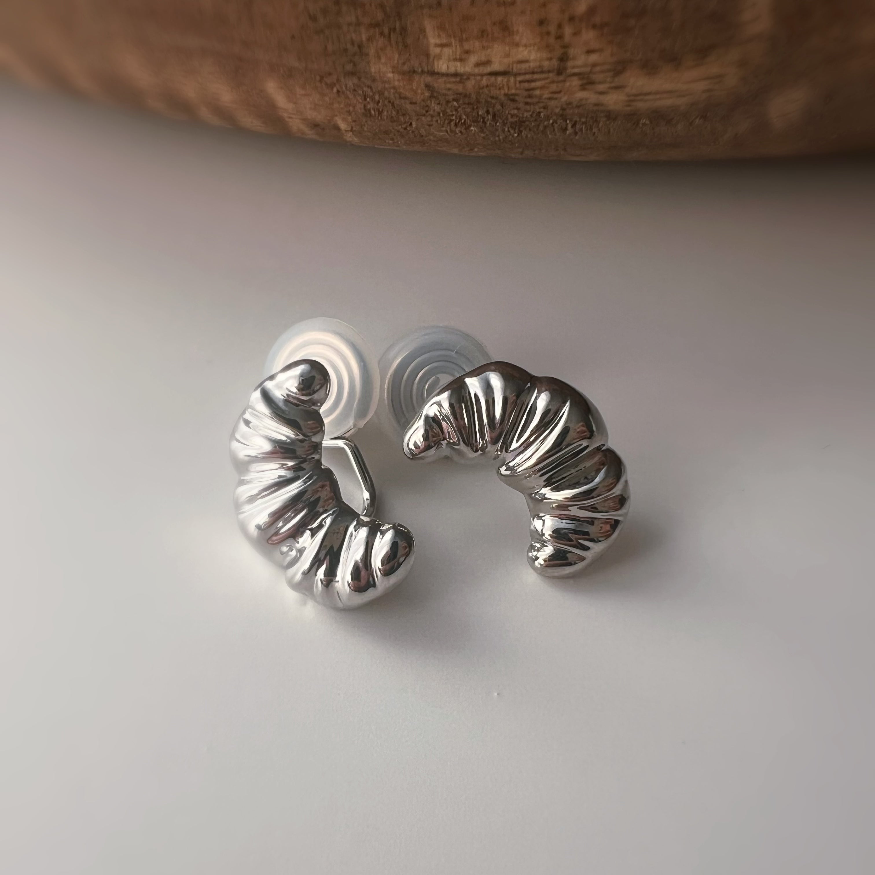 Clips d’oreilles croissant – clips U spirale