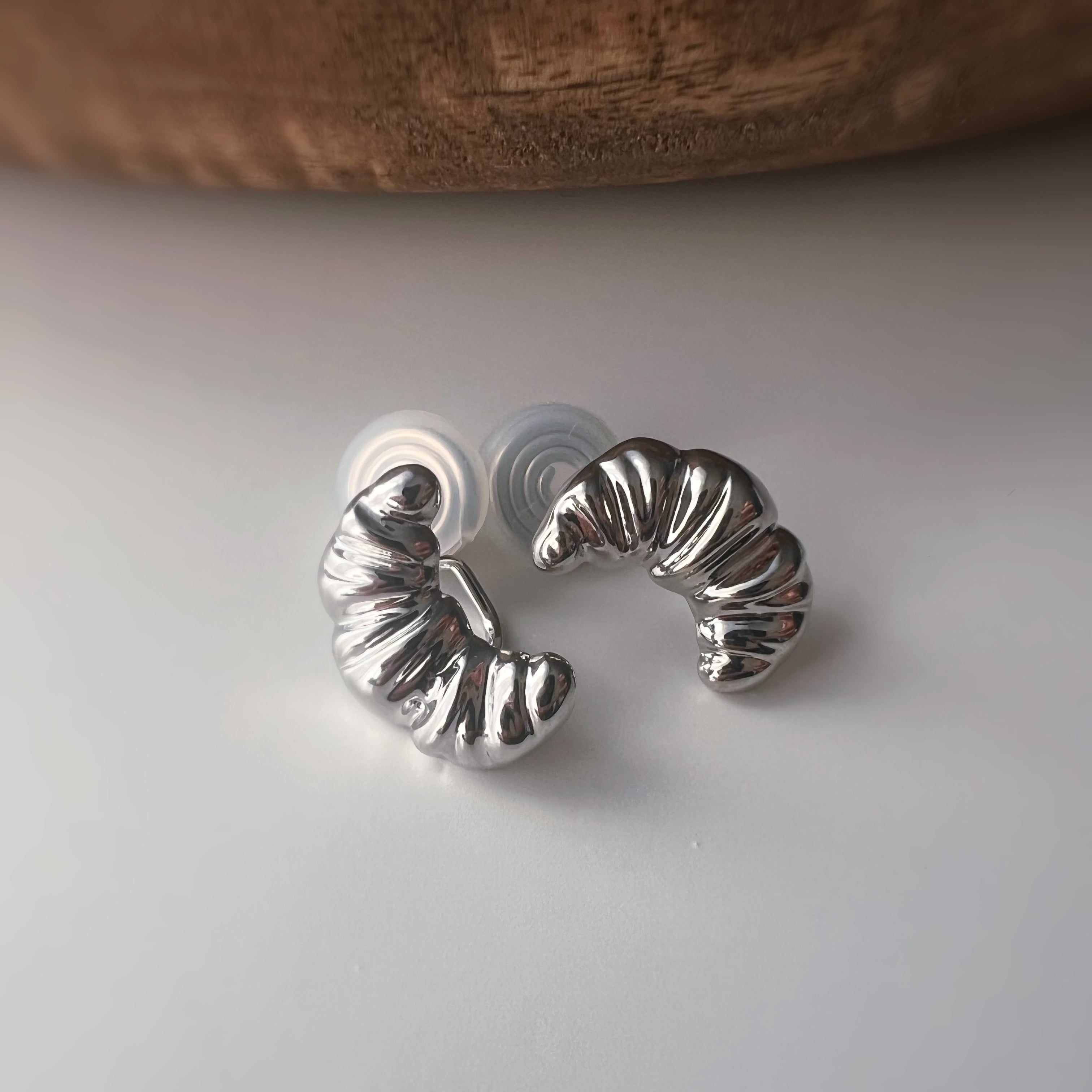 Clips d’oreilles croissant – clips U spirale