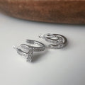Clips d’oreilles créoles ouvertes couleur argent /Or