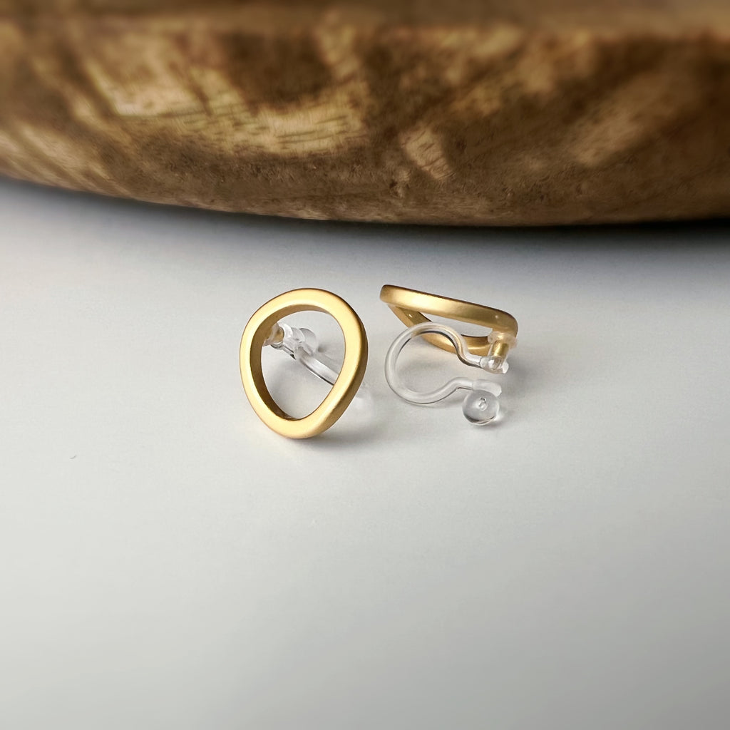 Clips Invisibles sans perçage cercle élégant – or ou argent