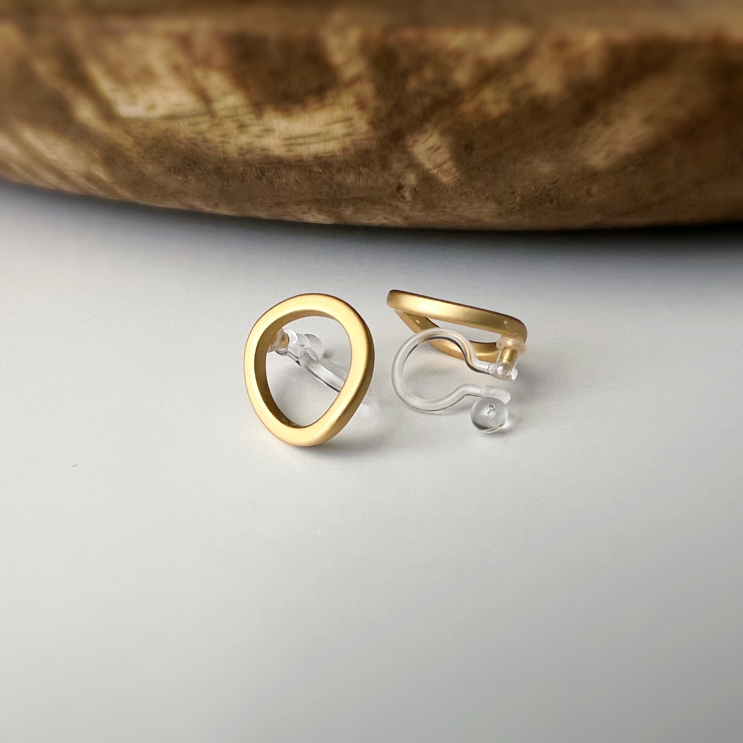 Clips Invisibles sans perçage cercle élégant – or ou argent