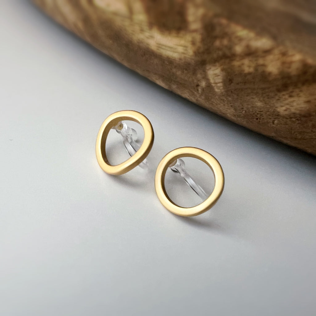 Clips Invisibles sans perçage cercle élégant – or ou argent