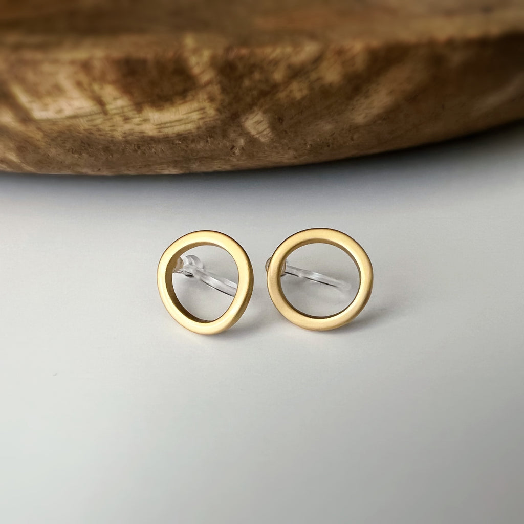Clips Invisibles sans perçage cercle élégant – or ou argent