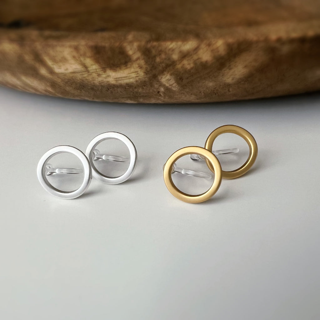 Clips Invisibles sans perçage cercle élégant – or ou argent