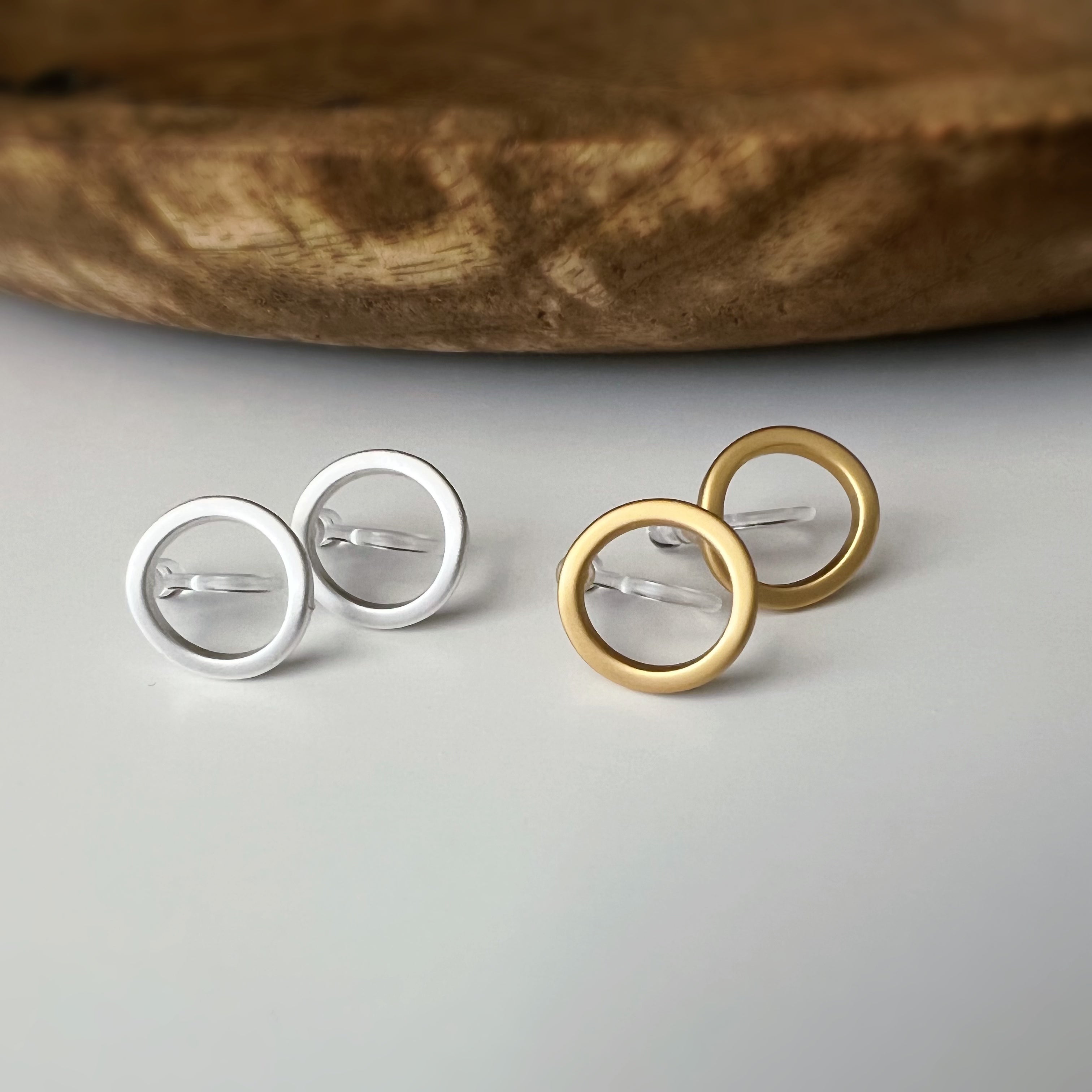 Clips Invisibles sans perçage cercle élégant – or ou argent