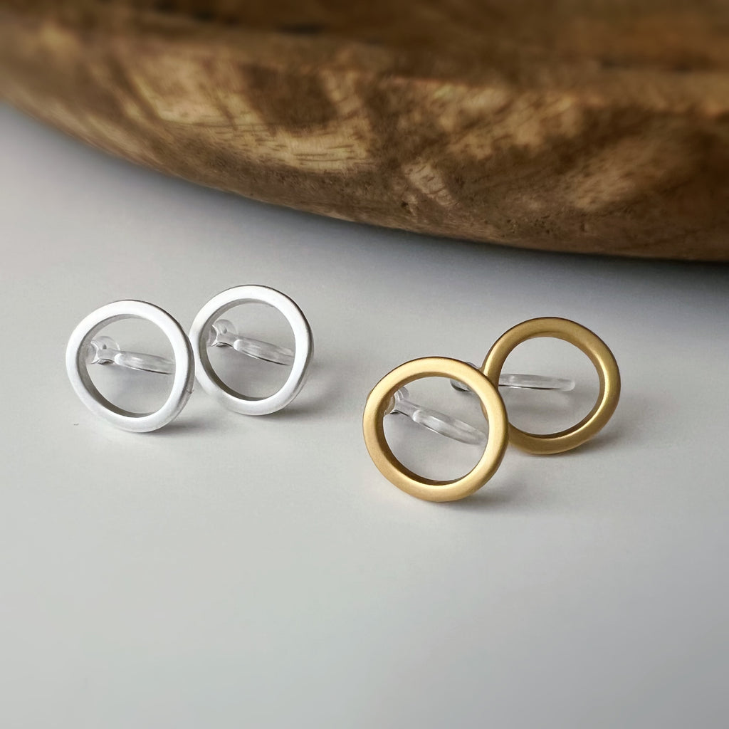 Clips Invisibles sans perçage cercle élégant – or ou argent