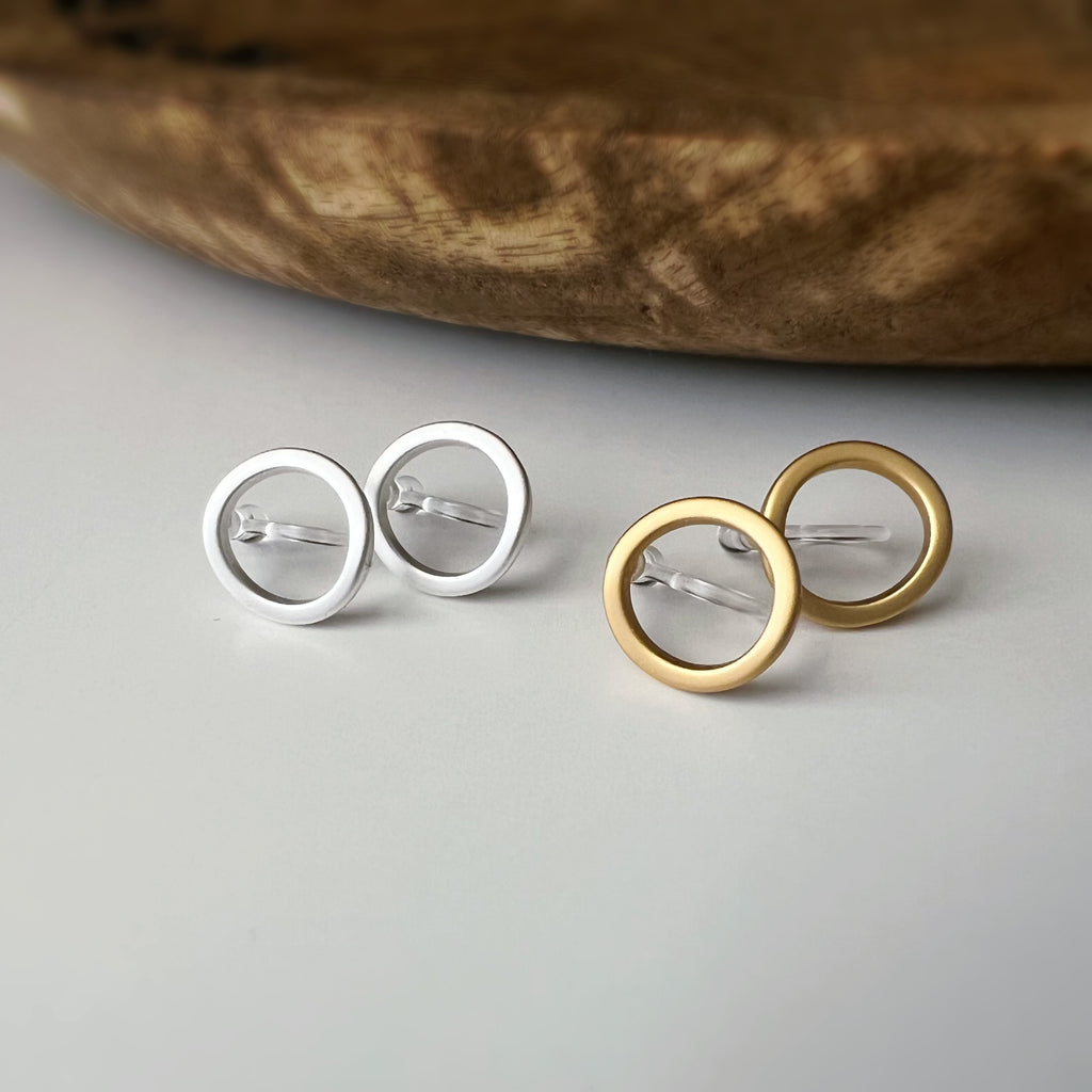Clips Invisibles sans perçage cercle élégant – or ou argent