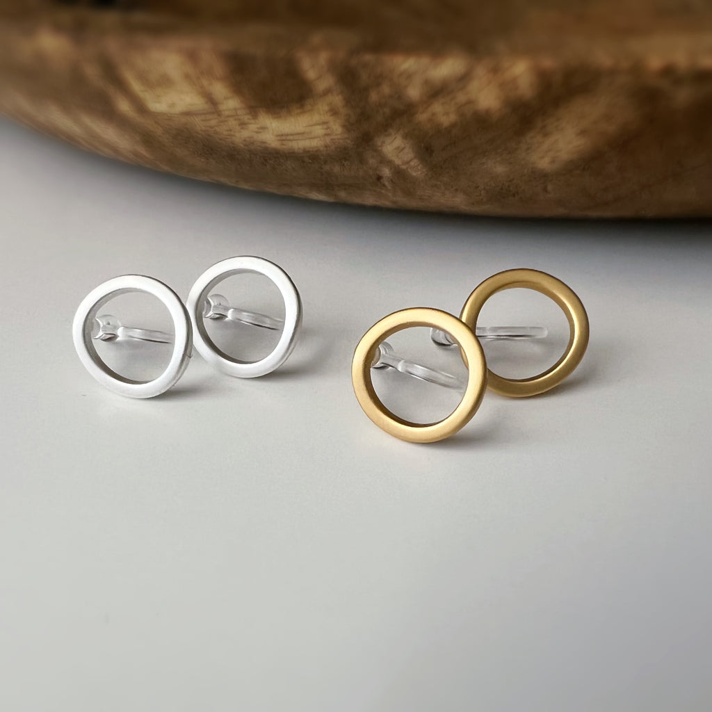 Clips Invisibles sans perçage cercle élégant – or ou argent