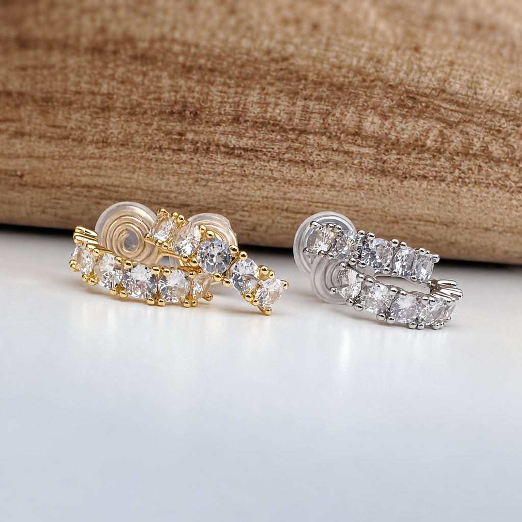 Circle Small Zircons - U Clips 