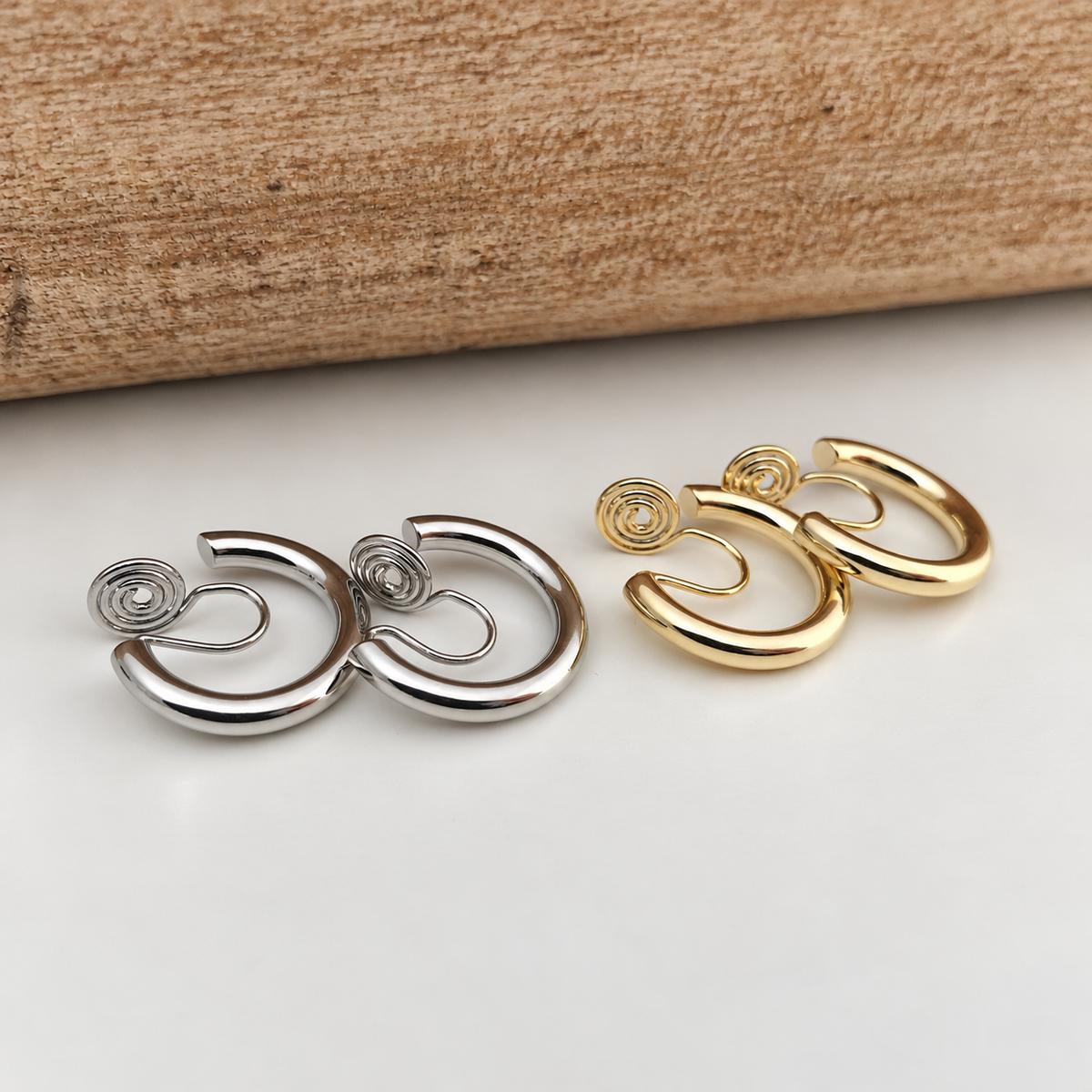 Cercle simple - Boucles d'oreilles Clips U