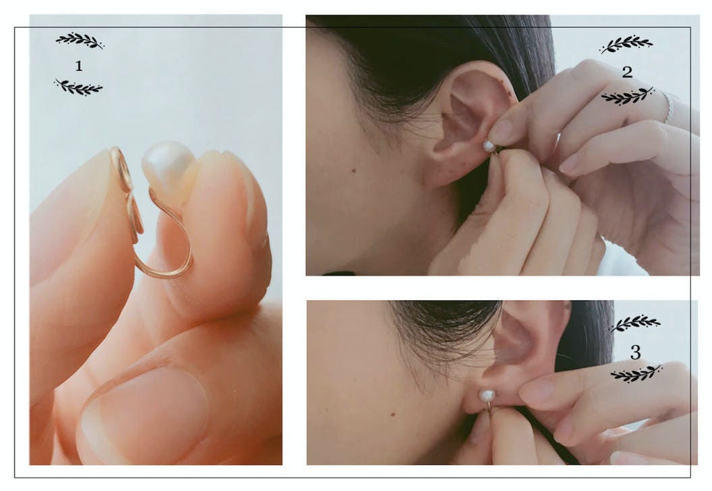 PAINLESS ! CLIPS U spiral earrings Twisted circle color Gold / Mat Gold. Comfortable Ear Clips Delicate Loops