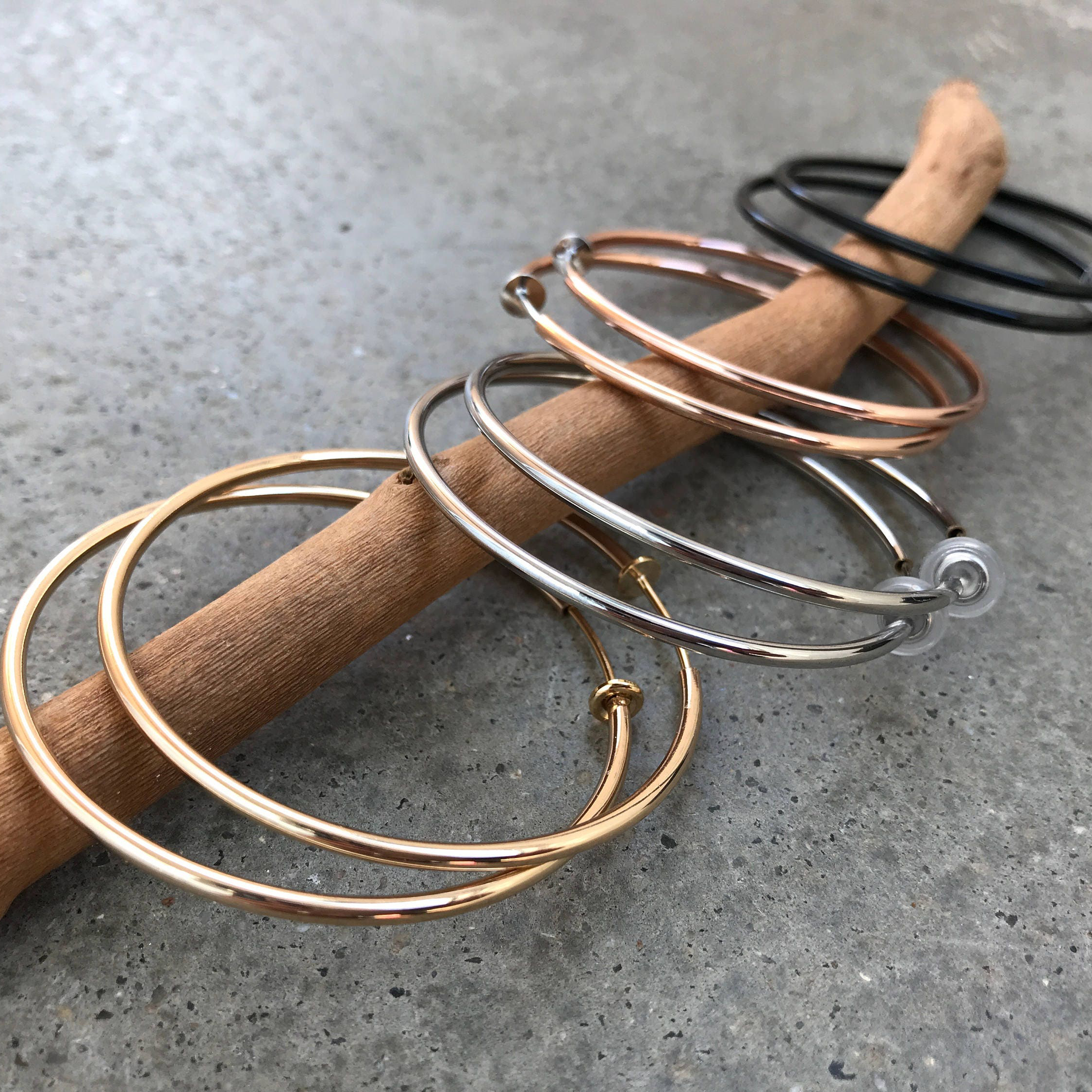 Clips d'oreilles Créoles 50mm