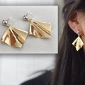 INVISIBLE Clip Earrings, Ear Clips. Daily jewelry. Ready to offer.