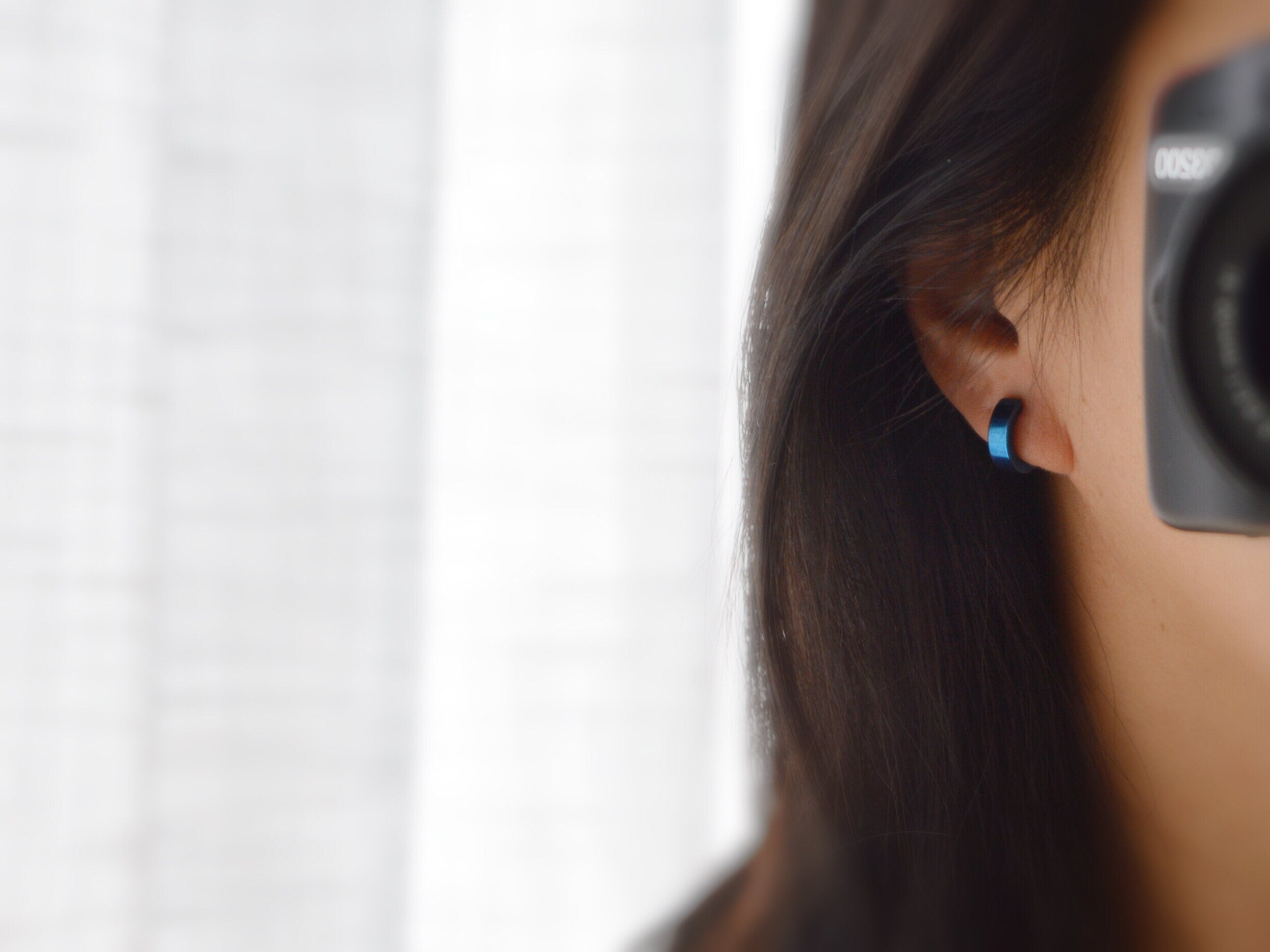 Rock Earrings CLIPS CLAMP rings Silver, Gold, Black, Blue, Color symphony Non Pierced Ears. Daily Jewelry Men Women