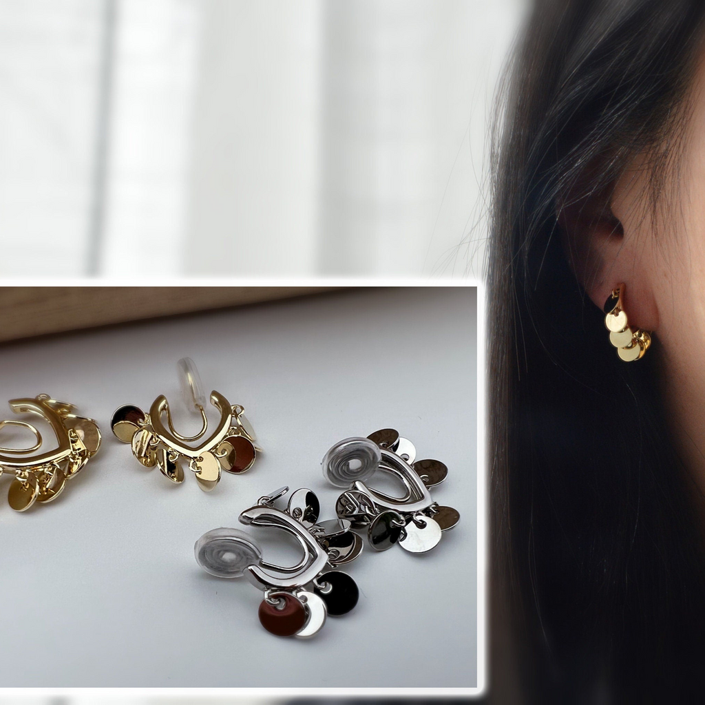 Petites Plaquettes - Clips d'oreilles U