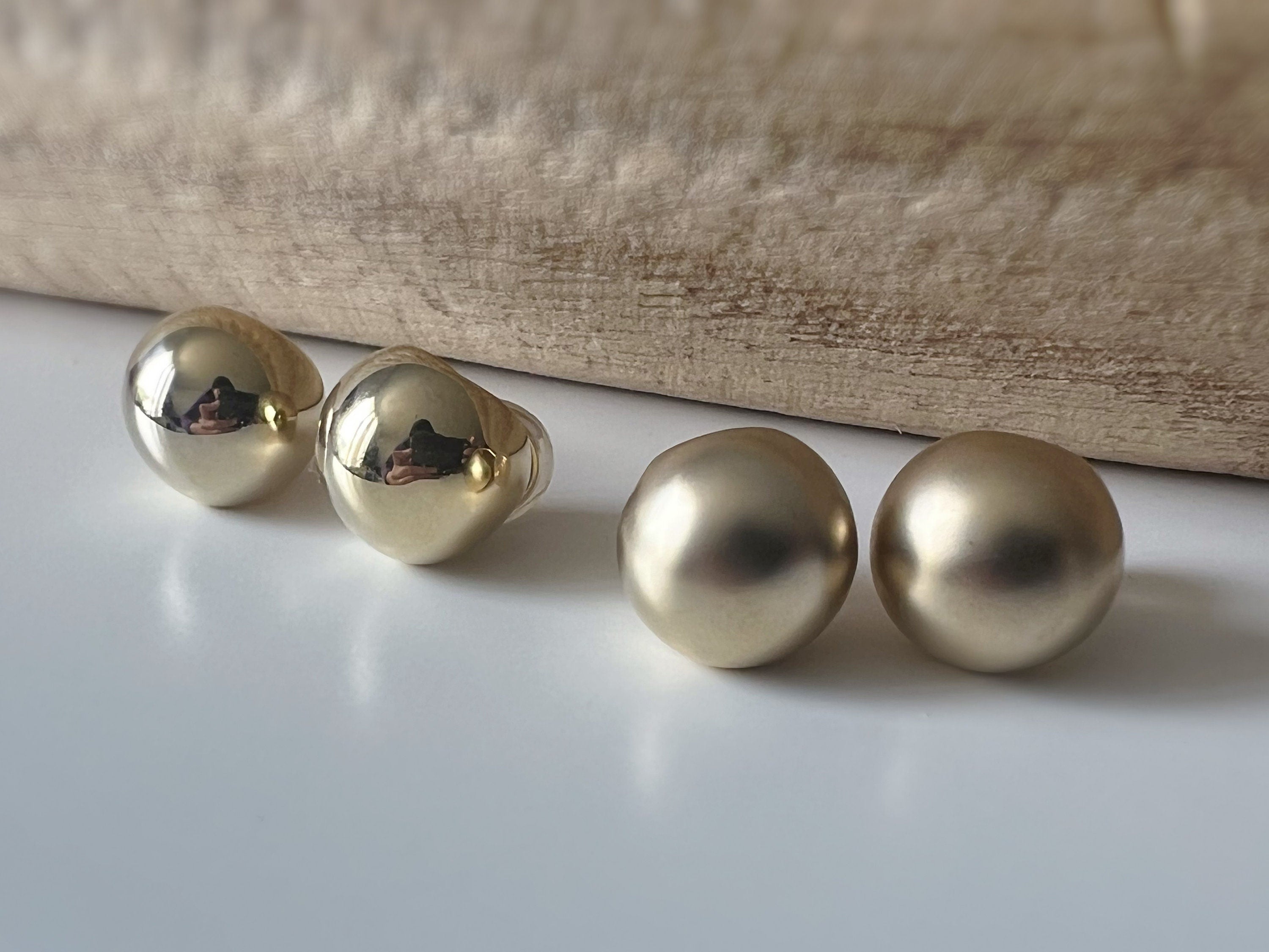 SANS DOULEUR ! Boucles d'oreilles CLIPS U spirale Grande boucle couleur Or / Or Mat. Clips d'oreilles confortable Boucles Délicates