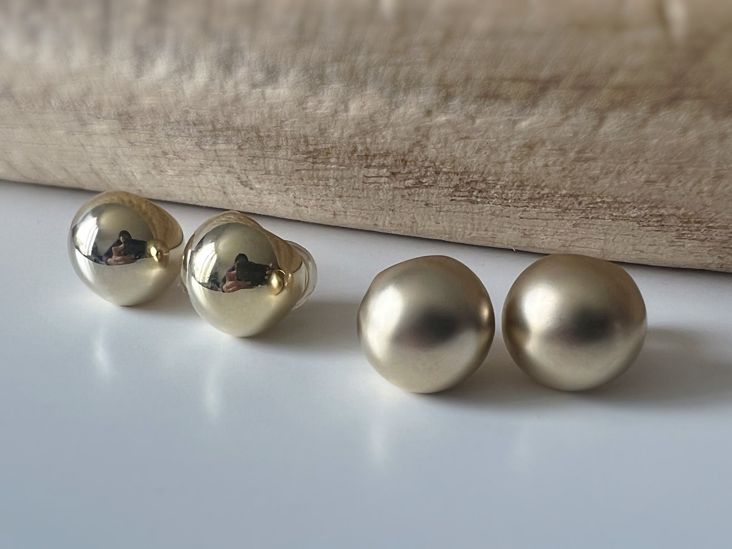 SANS DOULEUR ! Boucles d'oreilles CLIPS U spirale Grande boucle couleur Or / Or Mat. Clips d'oreilles confortable Boucles Délicates