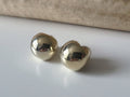 SANS DOULEUR ! Boucles d'oreilles CLIPS U spirale Grande boucle couleur Or / Or Mat. Clips d'oreilles confortable Boucles Délicates
