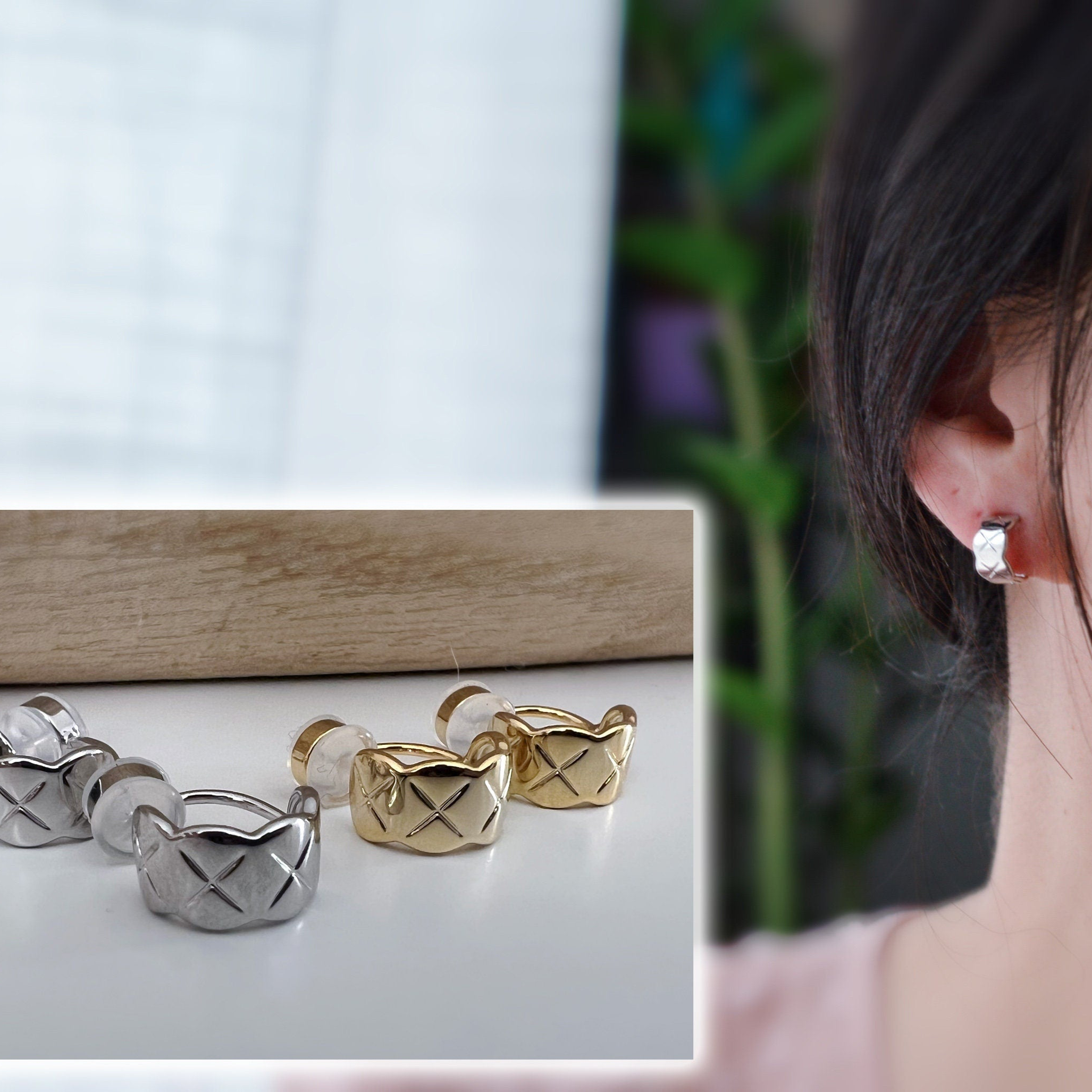 Petit Cercle Large - Clips d'oreilles U