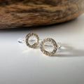 Mini CLIPS d'oreilles invisibles, Mini Cercle Or / Argent Zircon, Boucles d'oreilles clips confortable délicat minimaliste