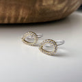 Mini CLIPS d'oreilles invisibles, Mini goutte d'eau Or / Argent Zircon, Boucles d'oreilles clips confortable délicat minimaliste