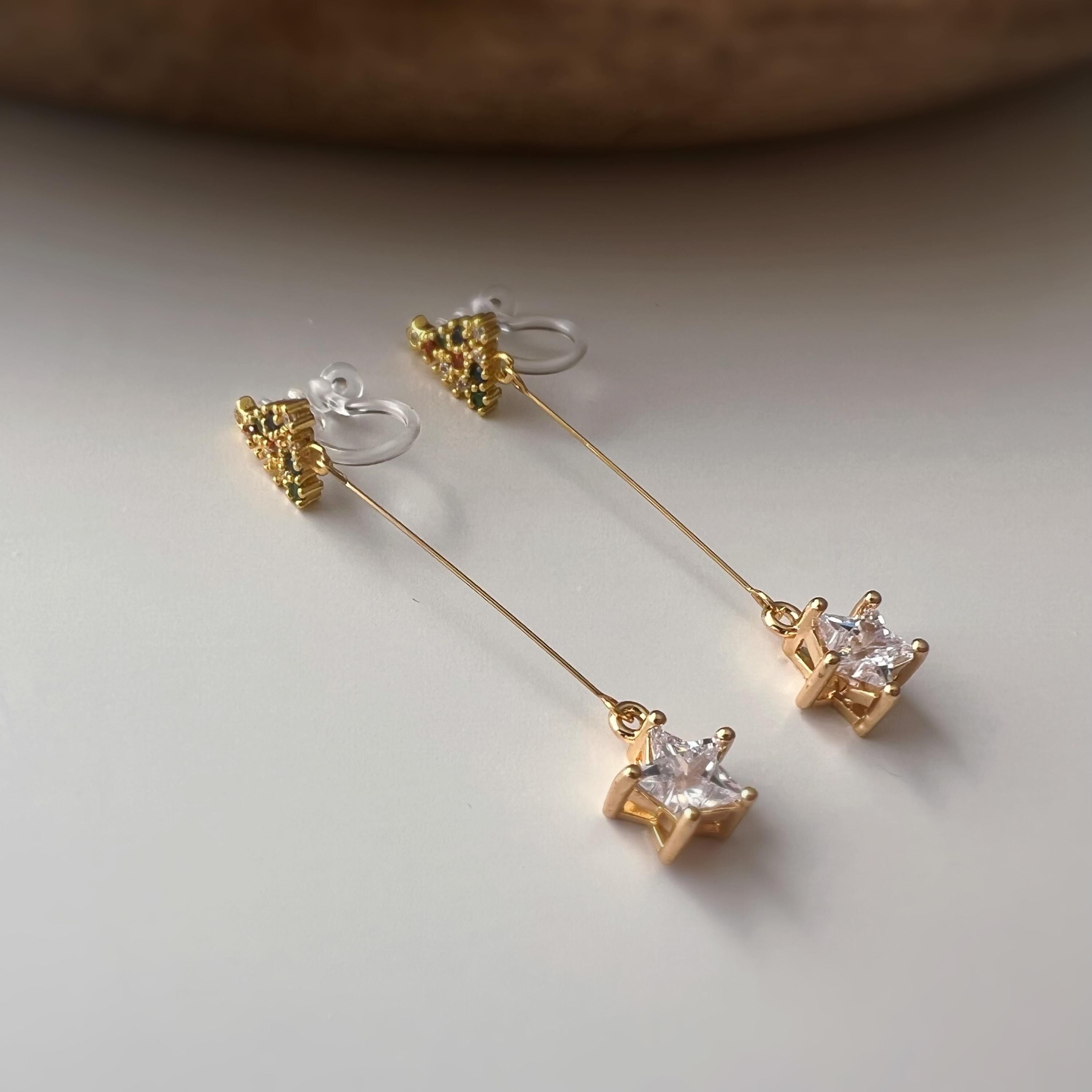 Anneaux Clips d’oreilles unisex couleur argent noir