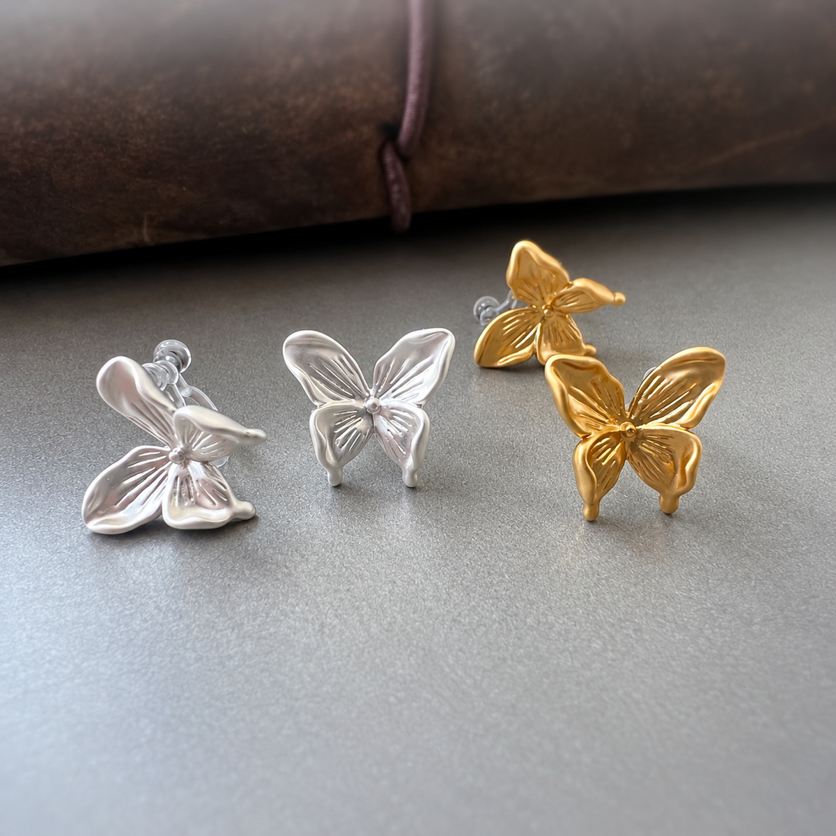 Papillon Satiné – Doré / Argenté