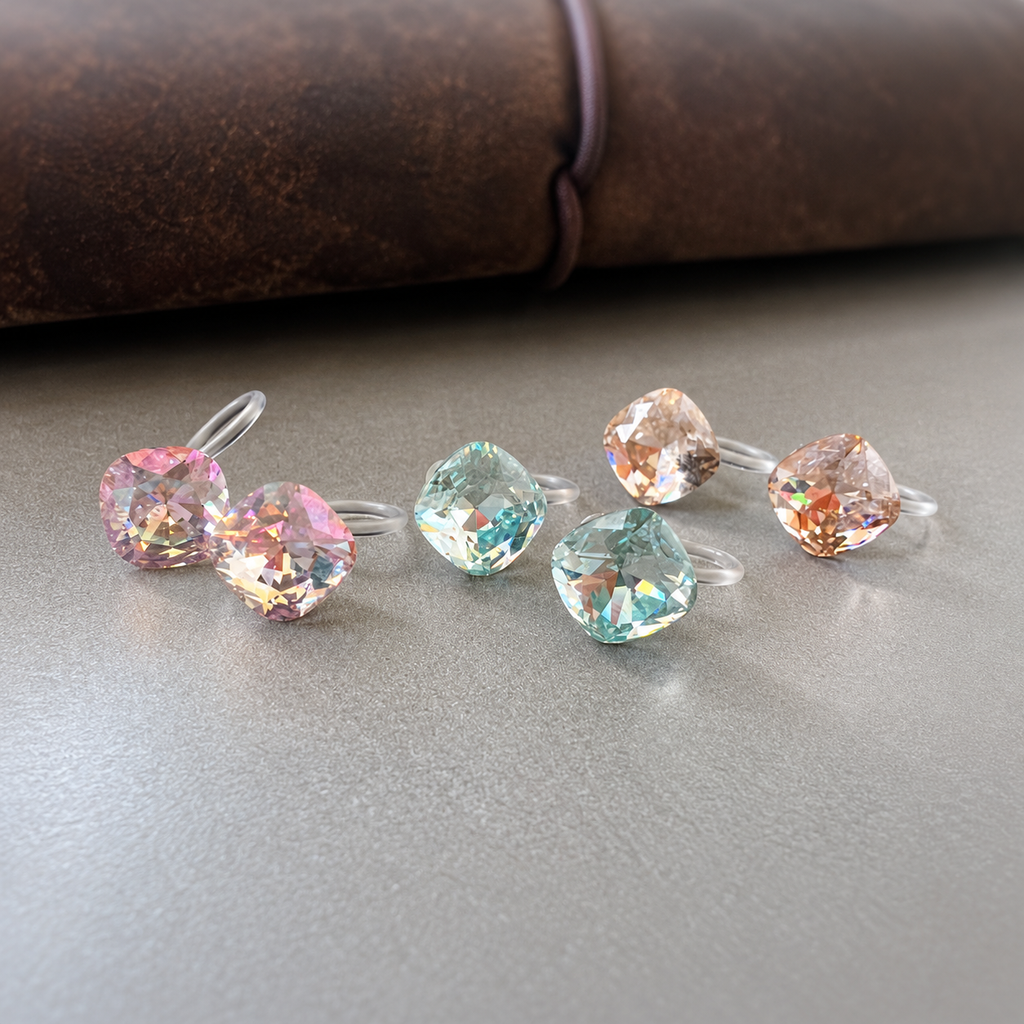 Facettiertes Kristall – AB Symphony / Blau / Champagner