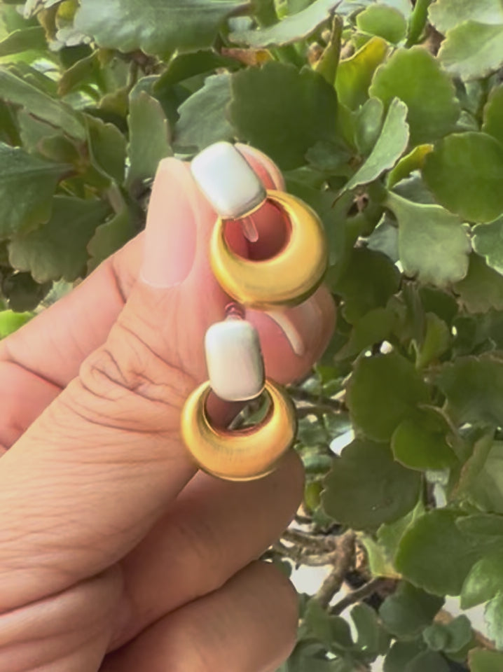 Cercle Bicolore Satiné couleur Argent & Or