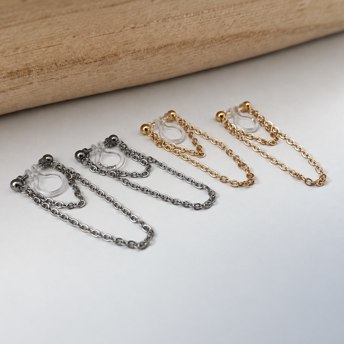 Double chaîne Argent / Or